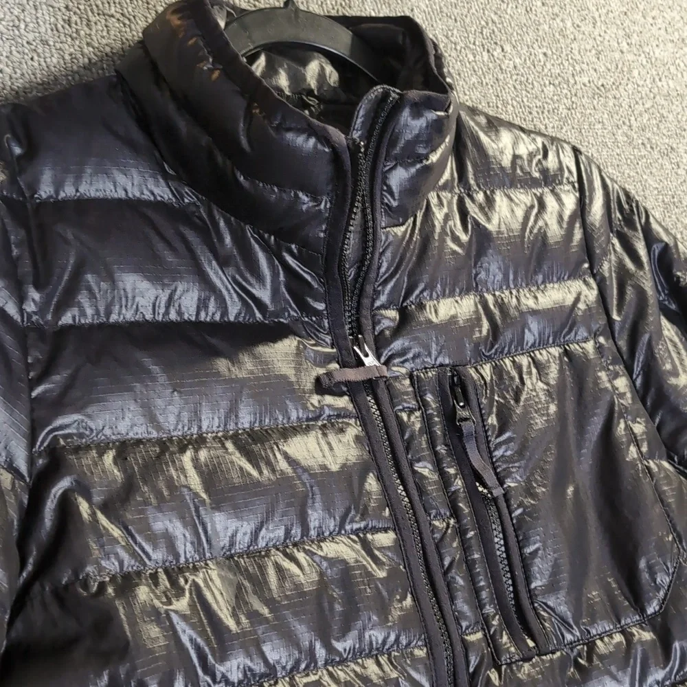 J. Crew Down Quilted Puffer Jacket Size Medium in Black